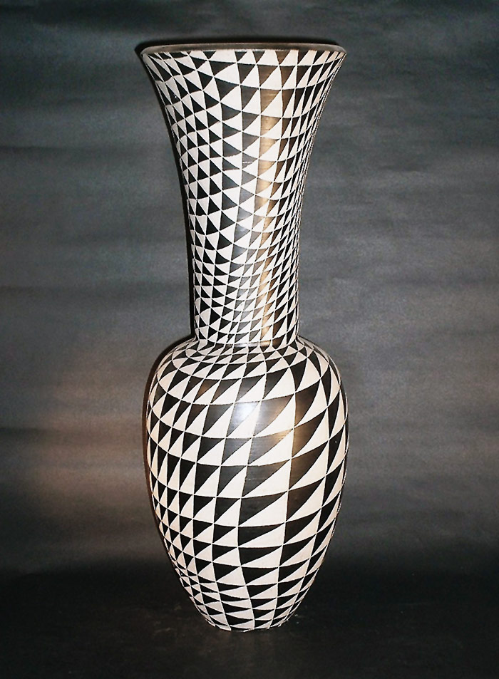 Vase, geometrisches Design